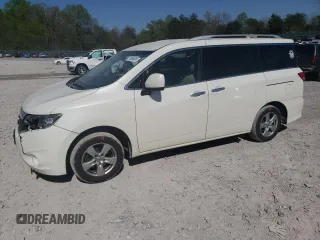 2017 Nissan Quest SV z VIN JN8AE2KP2H9165278, wystawiony jako Copart lot #51958005 z przebiegiem 183 116 mil mil oraz Szkoda całkowita • Salvage title. Historia ofert i sprzedaży dostępna na DreamBid. Obrazek 1.