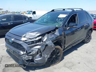 2024 Toyota RAV4 Hybrid XSE with VIN JTME6RFV0RJ041313, listed as a IAAI auction lot 42283581 with 25,096 mi miles and . Bid and sale history available at DreamBid. Image 17.
