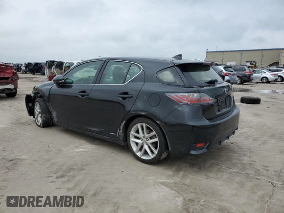 2017 Lexus CT 200h with VIN JTHKD5BH8H2289060, listed as a Copart auction lot 55326975 with 97,580 mi miles and Salvage title. Bid and sale history available at DreamBid. Image 2.
