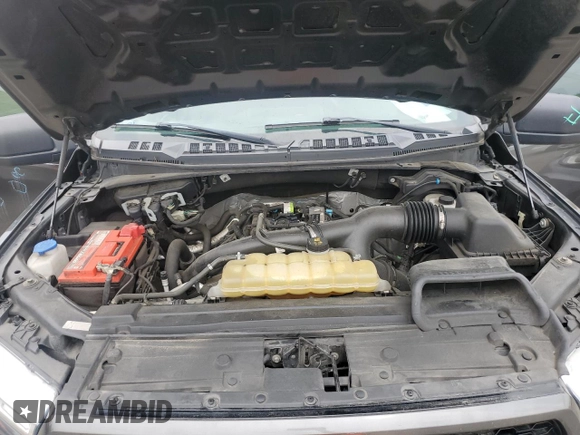 2019 Ford F-150 XL with VIN 1FTEX1EP9KKC47098, listed as a Copart auction lot 60653275 with 104,823 mi miles and Salvage title. Bid and sale history available at DreamBid. Image 11.