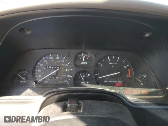 1996 Ford Thunderbird LX z VIN 1FALP62W7TH119284, wystawiony jako Copart lot #71701084 z przebiegiem 239 462 mil mil oraz Szkoda całkowita • Salvage title. Historia ofert i sprzedaży dostępna na DreamBid. Obrazek 9.