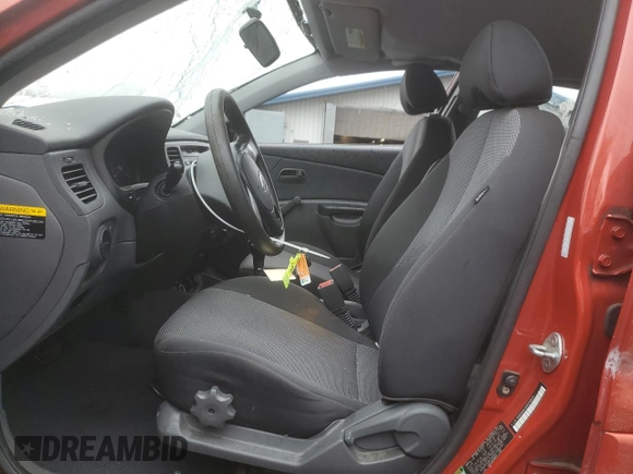 2010 Kia Rio LX with VIN KNADH4A39A6598630, listed as a Copart auction lot 51523545 with 99,896 mi miles and Non Repairable. Bid and sale history available at carsss.com. Image 7.