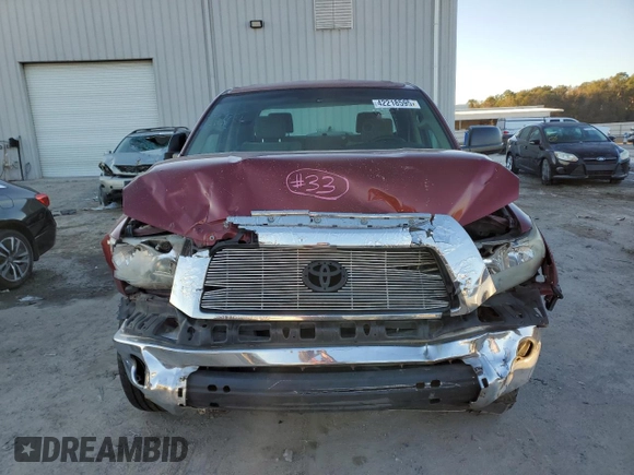 2007 Toyota Tundra SR5 with VIN 5TBRT54187S451286, listed as a Copart auction lot 42218595 with Not Provided miles and Salvage Title. Bid and sale history available at DreamBid. Image 5.