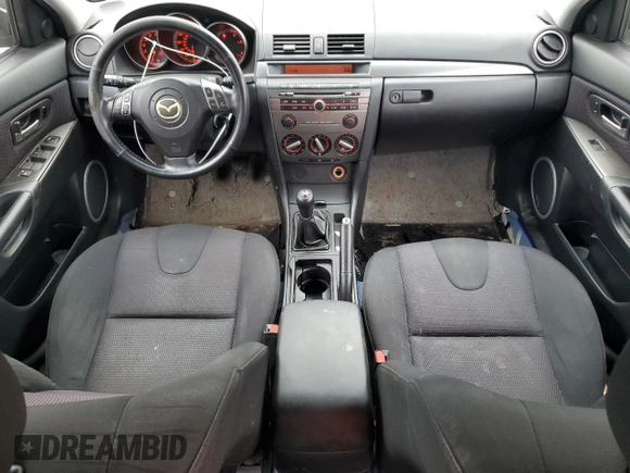 2007 Mazda 3 S Sport with VIN JM1BK144371600313, listed as a Copart auction lot 72448064 with 166,494 mi miles and Salvage Title. Bid and sale history available at DreamBid. Image 8.