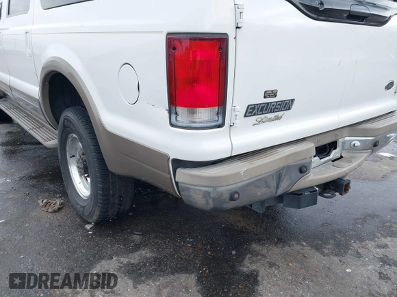 2000 Ford Excursion Limited with VIN 1FMNU43S0YEC77191, listed as a IAAI auction lot 41593538 with 207,847 mi miles and . Bid and sale history available at DreamBid. Image 17.
