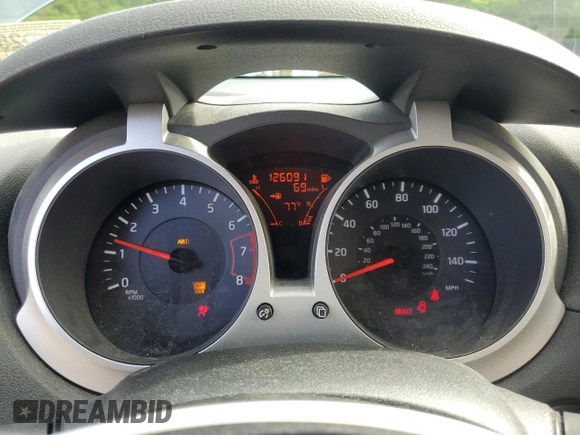 2013 Nissan Juke Nismo with VIN JN8AF5MV1DT223775, listed as a Copart auction lot 57104105 with 126,091 mi miles and Salvage title. Bid and sale history available at DreamBid. Image 9.