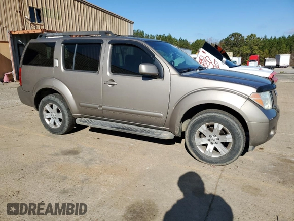 2007 Nissan Pathfinder SE with VIN 5N1AR18U47C634892, listed as a Copart auction lot 85876204 with Not provided miles and Salvage title. Bid and sale history available at DreamBid. Image 4.