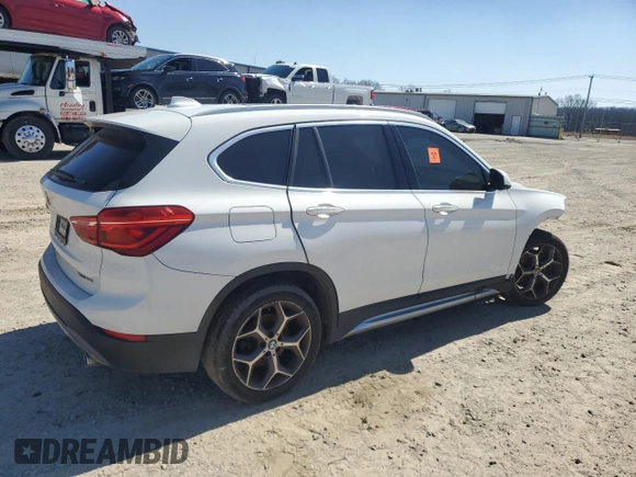 2018 BMW X1 xDrive28i with VIN WBXHT3C38J3H32142, listed as a Copart auction lot 48677365 with 0 mi miles and Clean Title. Bid and sale history available at carsss.com. Image 3.