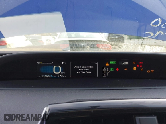 2016 Toyota Prius Two with VIN JTDKBRFU6G3519581, listed as a IAAI auction lot 41662291 with 125,802 mi miles and . Bid and sale history available at carsss.com. Image 7.