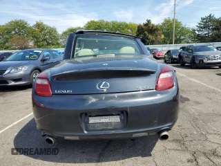 2006 Lexus SC 430 with VIN JTHFN48Y169001884, listed as a Copart auction lot 69249434 with 186,520 mi miles and Salvage Title. Bid and sale history available at carsss.com. Image 6.