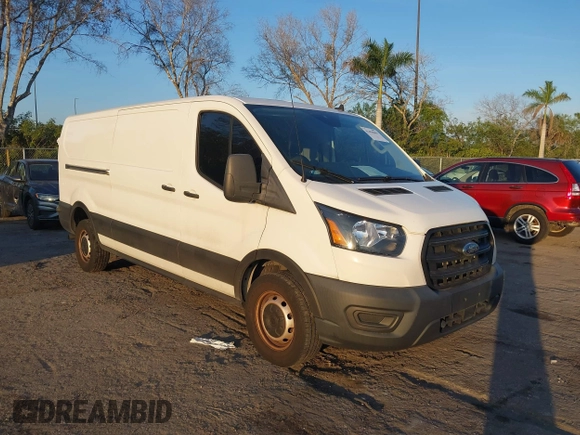 2020 Ford Transit Cargo with VIN 1FTBR1Y81LKB45460, listed as a IAAI auction lot 41496961 with 45,534 mi miles and . Bid and sale history available at DreamBid. Image 1.