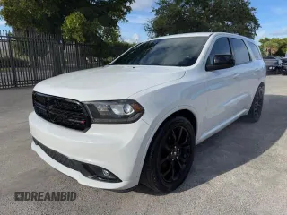 2019 Dodge Durango SXT Plus with VIN 1C4RDHAG9KC573292, listed as a Copart auction lot 64525035 with 109,360 mi miles and Salvage title. Bid and sale history available at DreamBid. Image 1.
