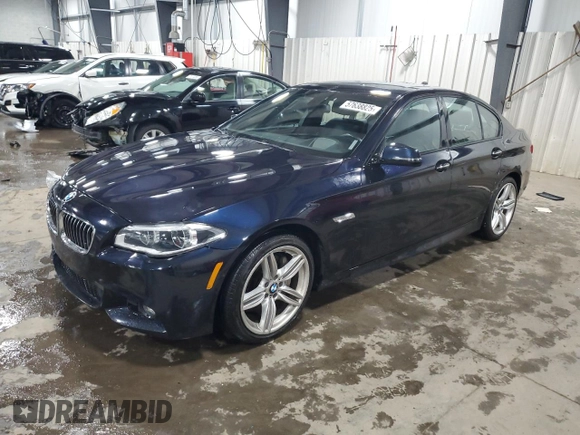 2014 BMW 5 Series 535i xDrive с VIN WBA5B3C55ED293156, выставлен на аукционе Copart как лот 57638825 с пробегом 98 438 миль миль и Списание • Salvage title. История ставок и продаж доступна на DreamBid. Изображение 1.
