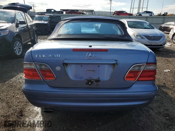 2001 Mercedes-Benz CLK 320/430 z VIN WDBLK70G91T070219, wystawiony jako Copart lot #79417674 z przebiegiem Nie podano mil oraz Szkody całkowita. Historia ofert i sprzedaży dostępna na DreamBid. Obrazek 6.