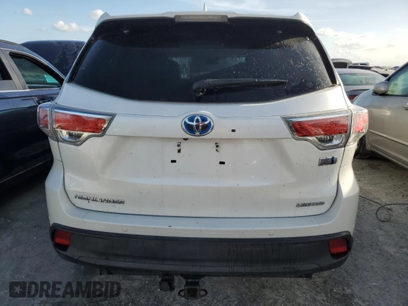 2014 Toyota Highlander Limited with VIN 5TDDCRFH8ES006417, listed as a Copart auction lot 76174294 with 117,478 mi miles and Non repairable. Bid and sale history available at DreamBid. Image 6.