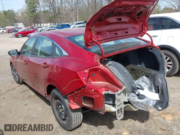 2020 Honda Civic Sedan LX with VIN 19XFC2F64LE012088, listed as a IAAI auction lot 41805502 with 13,664 mi miles. Bid and sale history available at carsss.com. Image 3.