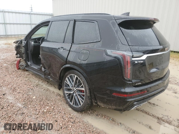 2023 Cadillac XT6 AWD Sport with VIN 1GYKPGRS2PZ174654, listed as a Copart auction lot 64118534 with 44,139 mi miles and Clean Title. Bid and sale history available at DreamBid. Image 2.