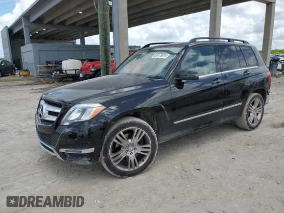 2013 Mercedes-Benz GLK 350 with VIN WDCGG5HB2DG124632, listed as a Copart auction lot 63173614 with 88,212 mi miles and Salvage Title. Bid and sale history available at DreamBid. Image 1.
