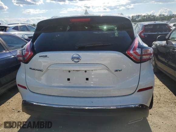 2018 Nissan Murano SV with VIN 5N1AZ2MG6JN110290, listed as a Copart auction lot 49710215 with 107,522 mi miles and Salvage Title. Bid and sale history available at DreamBid. Image 6.