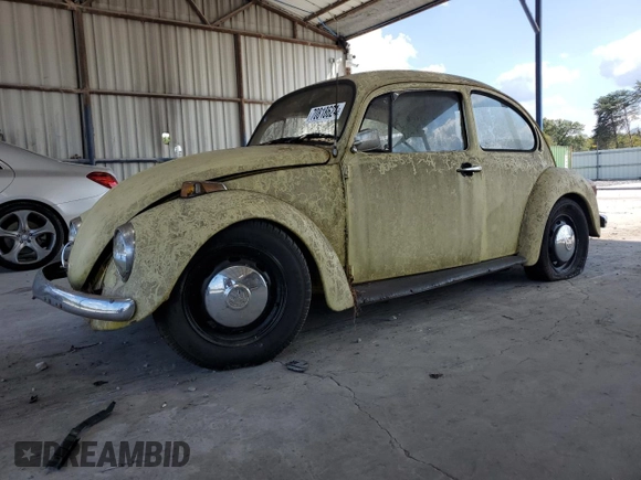 1973 Volkswagen Beetle with VIN 1132632464, listed as a Copart auction lot 70818624 with 6,730 mi miles and Clean Title. Bid and sale history available at DreamBid. Image 1.