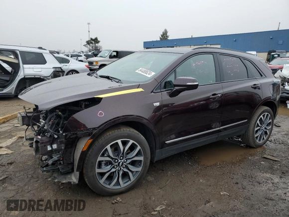 2021 Cadillac XT5 AWD Sport with VIN 1GYKNGRS4MZ123061, listed as a Copart auction lot 84488624 with 36,737 mi miles and Clean title. Bid and sale history available at DreamBid. Image 1.