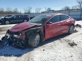 2020 Tesla Model 3 Long Range z VIN 5YJ3E1EB2LF783083, wystawiony jako Copart lot #45752995 z przebiegiem 28 057 mil mil oraz Szkoda całkowita • Salvage title. Historia ofert i sprzedaży dostępna na DreamBid. Obrazek 1.