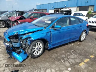 2020 Ford Fusion SE with VIN 3FA6P0HDXLR107953, listed as a Copart auction lot 59684305 with 55,043 mi miles and Non repairable. Bid and sale history available at DreamBid. Image 1.