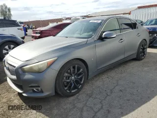2017 Infiniti Q50 3.0t Premium with VIN JN1EV7AP4HM744493, listed as a Copart auction lot 54337105 with 101,685 mi miles and Clean Title. Bid and sale history available at carsss.com. Image 1.