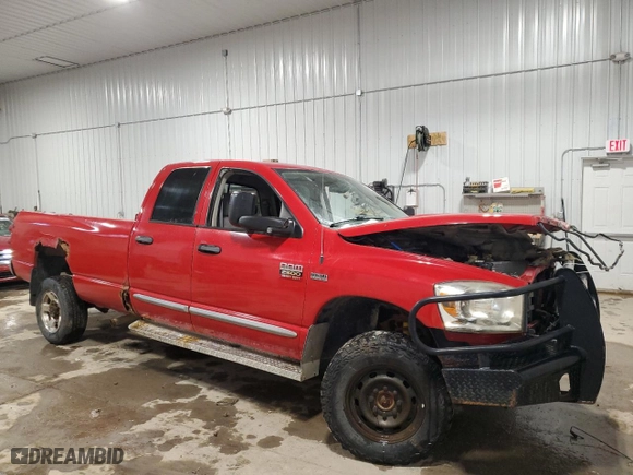 2008 Dodge Ram 2500 SLT with VIN 3D7KS28D48G229154, listed as a Copart auction lot 86273284 with 371,204 mi miles and Salvage Title. Bid and sale history available at carsss.com. Image 4.
