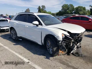 2023 Audi Q3 with VIN WA1DEDF31P1019148, listed as a Copart auction lot 61859284 with 28,560 mi miles and Clean title. Bid and sale history available at DreamBid. Image 4.