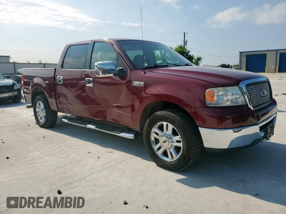 2006 Ford F-150 XLT with VIN 1FTRW12W46KC73789, listed as a Copart auction lot 60984605 with 126,185 mi miles and Salvage title. Bid and sale history available at DreamBid. Image 4.