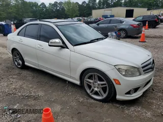 2009 Mercedes-Benz C 300 Sport with VIN WDDGF54X79R064231, listed as a Copart auction lot 58400805 with 90,789 mi miles and Salvage title. Bid and sale history available at DreamBid. Image 4.