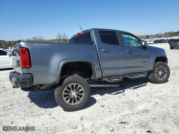 2022 Chevrolet Colorado 4WD ZR2 with VIN 1GCGTEEN1N1240974, listed as a Copart auction lot 49342335 with 18,980 mi miles and Salvage Title. Bid and sale history available at carsss.com. Image 3.