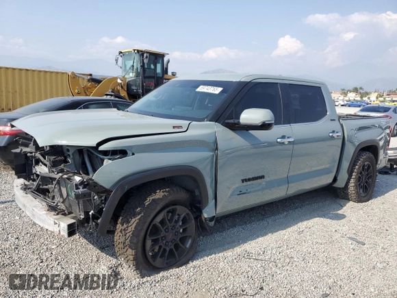 2023 Toyota Tundra Limited with VIN 5TFJA5DB6PX101006, listed as a Copart auction lot 59743765 with 10,342 mi miles and Salvage title. Bid and sale history available at DreamBid. Image 1.
