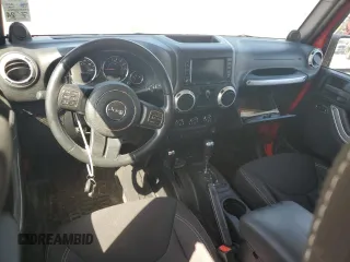 2014 Jeep Wrangler Unlimited Rubicon with VIN 1C4HJWFG5EL162736, listed as a Copart auction lot 64077645 with 126,330 mi miles and Salvage title. Bid and sale history available at DreamBid. Image 8.