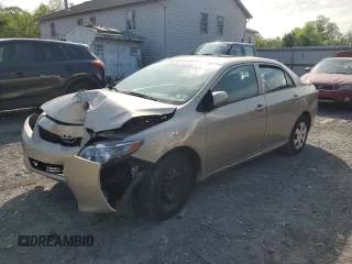 2009 Toyota Corolla with VIN 2T1BU40E09C028920, listed as a Copart auction lot 54777505 with Not Provided miles and Salvage Title. Bid and sale history available at carsss.com. Image 1.