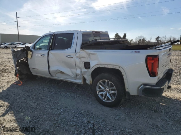 2019 GMC Sierra 1500 SLT with VIN 1GTU9DED0KZ123550, listed as a Copart auction lot 46444475 with 128,404 mi miles and Salvage Title. Bid and sale history available at carsss.com. Image 2.