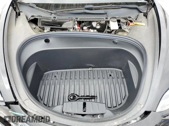 2022 Tesla Model 3 with VIN 5YJ3E1EA3NF190102, listed as a Copart auction lot 50657535 with 73,015 mi miles and Salvage Title. Bid and sale history available at DreamBid. Image 11.