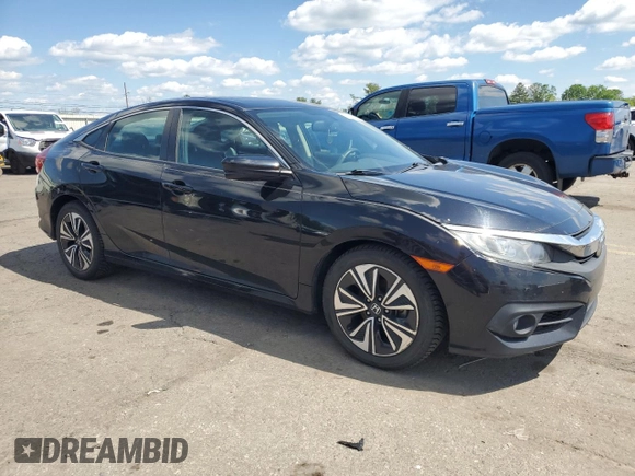 2018 Honda Civic EX-L z VIN 19XFC1F77JE200457, wystawiony jako Copart lot #55989755 z przebiegiem 95 080 mil mil oraz Szkoda całkowita • Salvage title. Historia ofert i sprzedaży dostępna na DreamBid. Obrazek 4.