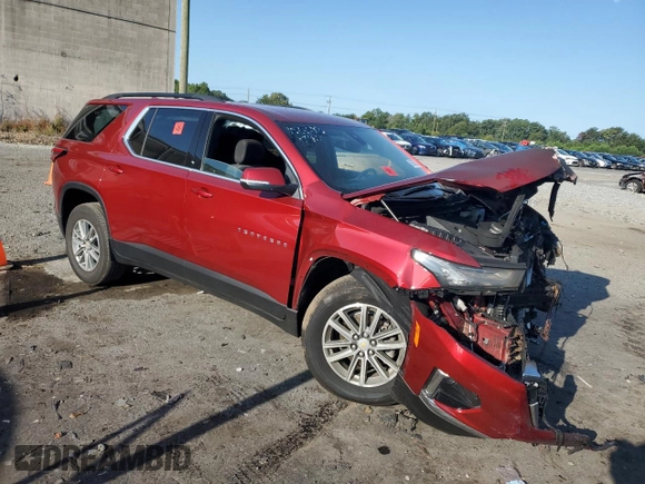2023 Chevrolet Traverse LT Cloth with VIN 1GNEVGKWXPJ316017, listed as a Copart auction lot 68562704 with 0 mi miles and Salvage Title. Bid and sale history available at carsss.com. Image 4.