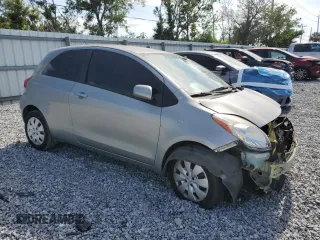 2010 Toyota Yaris with VIN JTDJT4K33A5298431, listed as a Copart auction lot 54492675 with 91,758 mi miles and Salvage Title. Bid and sale history available at carsss.com. Image 4.