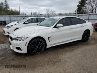 2017 BMW 4 Series 430i xDrive z VIN WBA4F9C52HG440118, wystawiony jako Copart lot #54225815 z przebiegiem 124 291 mil mil oraz Czysty tytuł • Clean title. Historia ofert i sprzedaży dostępna na DreamBid. Obrazek 1.