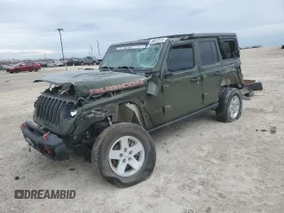 2021 Jeep Wrangler Unlimited Rubicon with VIN 1C4JJXFM0MW520948, listed as a Copart auction lot 88413745 with 72,174 mi miles and Salvage Title. Bid and sale history available at carsss.com. Image 1.