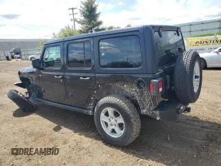 2023 Jeep Wrangler Sport S with VIN 1C4HJXDN9PW564543, listed as a Copart auction lot 56192945 with 42,015 mi miles and Salvage title. Bid and sale history available at DreamBid. Image 2.