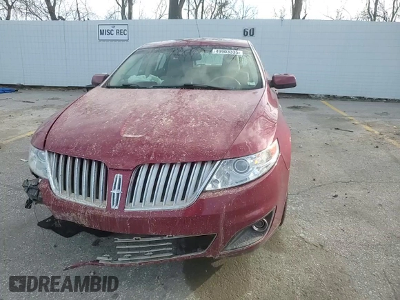 2009 Lincoln MKS with VIN 1LNHM94R89G616162, listed as a Copart auction lot 49903335 with Not Provided miles and Salvage Title. Bid and sale history available at DreamBid. Image 11.