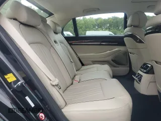 2019 Genesis G90 3.3T Premium with VIN KMHG34JA8KU050754, listed as a Copart auction lot 72037554 with 52,318 mi miles and Salvage Title. Bid and sale history available at carsss.com. Image 10.