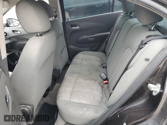2014 Chevrolet Sonic LT with VIN 1G1JC5SH2E4242891, listed as a Copart auction lot 44350635 with 160,640 mi miles and Salvage Title. Bid and sale history available at DreamBid. Image 10.