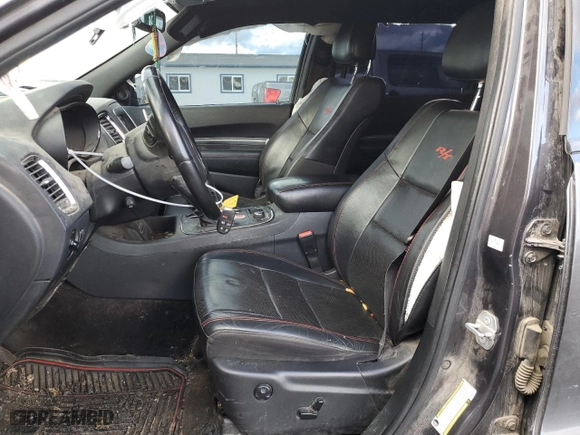 2018 Dodge Durango R/T with VIN 1C4SDJCT6JC385332, listed as a Copart auction lot 80205534 with 92,024 mi miles and Salvage Title. Bid and sale history available at carsss.com. Image 7.