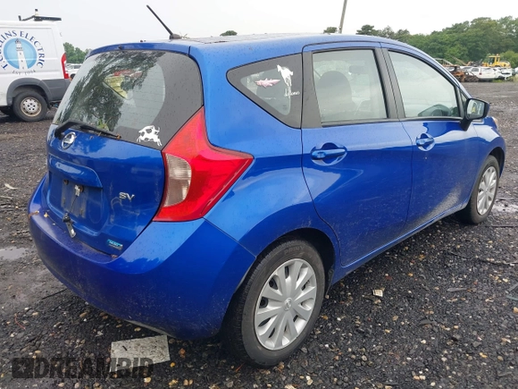 2015 Nissan Note S with VIN 3N1CE2CP0FL380958, listed as a IAAI auction lot 42609035 with 114,401 mi miles and . Bid and sale history available at DreamBid. Image 4.