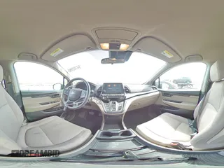 2018 Honda Odyssey EX with VIN 5FNRL6H58JB040766, listed as a Copart auction lot 54702055 with 98,445 mi miles and Salvage title. Bid and sale history available at DreamBid. Image 15.